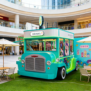 Custom Logo Outdoor Food <b>Trailer</b> Mobile Snack Cart Ideas For Park Beach Scenic Spot - Product Image 1