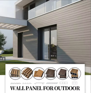 Panel de Pared WPC Estilo Costero Californiano ASTM E84 para Exteriores, Revestimiento Duradero para Casas de Playa y Tiendas en EE. UU., Envío Rápido - Product Image 6