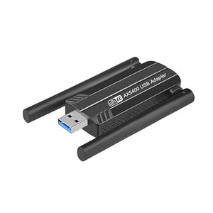 Adaptador AX-3008 USB 3.0 WIFI 6e con Doble <span class=keywords><strong>Antena</strong></span>, Tarjeta de Red de 5400M, Adaptador WiFi Tri-Banda 2.4G <span class=keywords><strong>5G</strong></span> <span class=keywords><strong>para</strong></span> PC, <span class=keywords><strong>Laptop</strong></span>, Tablet y Controlador - Product Image 1