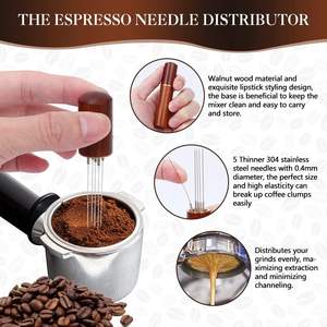 Set de Prensa para Café, <span class=keywords><strong>Kit</strong></span> de Accesorios para <span class=keywords><strong>Espresso</strong></span>, <span class=keywords><strong>Kit</strong></span> de <span class=keywords><strong>Barista</strong></span> con Prensa de Sándalo para Máquina de <span class=keywords><strong>Espresso</strong></span> - Product Image 4