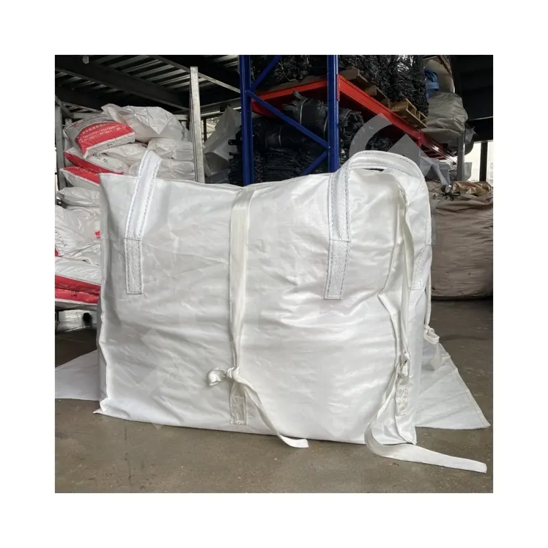 HOKBG Fibc ใหม่จํานวนมากผู้สร้างถุง Garden ขยะ 1 ตันตันถุงจัมโบ้กระสอบป้องกันรังสียูวีอายุการใช้งานยาวนานถุง FIBC