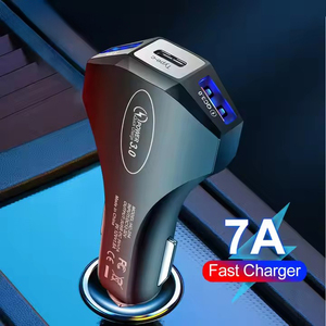 Caricabatterie da <span class=keywords><strong>Auto</strong></span> Doppio EONLINE con Ricarica Rapida 3.0 QC3.0 e PD 7A Tipo C <span class=keywords><strong>per</strong></span> <span class=keywords><strong>iPhone</strong></span>, Xiaomi, Huawei e Altri Telefoni Cellulari - Product Image 2