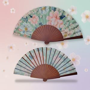 Abanico de Mano Plegable de Bambú y Madera con Impresión Personalizada de Alta Calidad, Abanico de Moda al por Mayor para Regalos Empresariales - Product Image 5