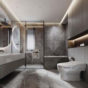 Muebles de Baño de Diseño, Mueble de Baño con Espejo y Lavabo - Product Image 1