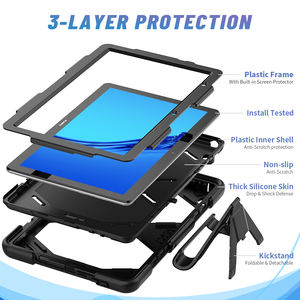 <span class=keywords><strong>Huawei</strong></span> <span class=keywords><strong>MediaPad</strong></span> <span class=keywords><strong>T5</strong></span> — <span class=keywords><strong>coque</strong></span> de Protection complète, 10.1 pouces, protecteur d'écran intégré + housse pour support, pour <span class=keywords><strong>Huawei</strong></span> <span class=keywords><strong>MediaPad</strong></span> <span class=keywords><strong>T5</strong></span> 10 2018 - Product Image 3