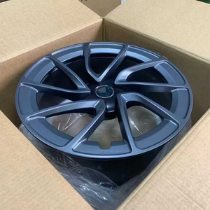 Elegant Piano Black New 19-Inch Forged <b>Wheels</b> Tesla Five <b>Spoke</b> 100mm PCD Ready Stock Replacement Passenger Cars FD - Product Image 6