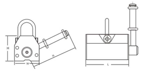 Gran oferta, 2 toneladas, 2000kg, <span class=keywords><strong>PML</strong></span>, elevación permanente, potente elevador de imán de acero para levantar placa de acero, precio de fábrica - Product Image 4