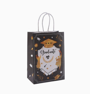 DAMAI Graduation <b>Decoration</b> 2026 Kids Party Black&Gold Graduation Cap Handbag Supplies Happy <b>Birthday</b> Decor <b>for</b> Paper Gift Bag - Product Image 5