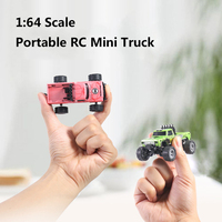 AiJH 1:64 Scale Rc Car Mini Alloy RC Model Car 2.4Ghz Electric Remote Control Off-road Truck Toys