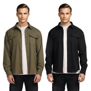 Gingtto ICO Vintage the <span class=keywords><strong>Dante</strong></span> Overshirt Casual Camisa elegante Camisas de manga larga Hombres - Product Image 1