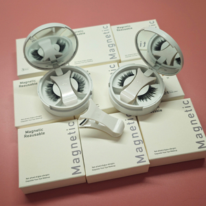 Cils magnétiques légers faits à la main d'aspect naturel avec clip doux et bon <span class=keywords><strong>prix</strong></span> Nouveaux cils magnétiques - Product Image 1