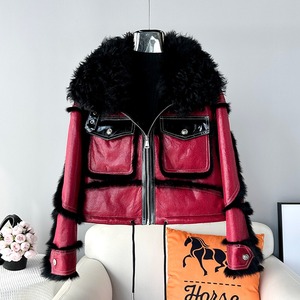 Giacca da donna corta autunno e inverno nuova in lana stile locomotiva JT444 - Product Image 6