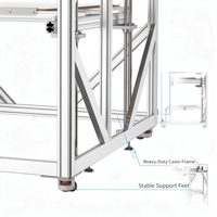 Imprimante 3D à Plateforme Haute Température AX-D1200, Volume d'impression 1200 mm, Nivellement Automatique, Détection de Filament, Reprise d'Impression en Cas de Panne de Courant, WiFi, USB