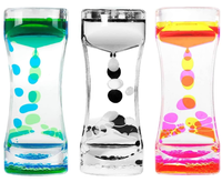 Nouveau liquide minuterie jouets sensoriels liquide mouvement barboteur minuterie flottant couleur lave lampe fidget jouets