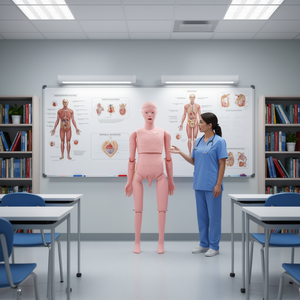 Maniquí Masculino de Tamaño Real D0100H53232, Simulador de Entrenamiento Médico Anatómico de PVC para Educación de Enfermería - Product Image 2