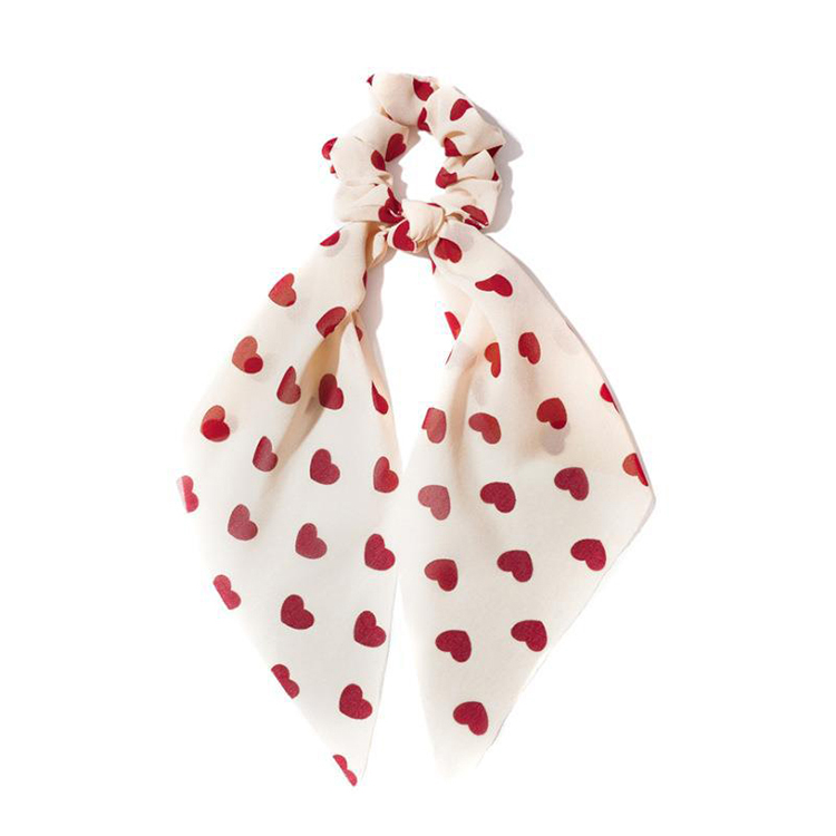 Милая Яркая Цветная шифоновая большая петля для волос в японском и корейском стиле эластичная лента для волос с низким конским хвостом аксессуары для волос