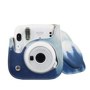 Sac pour appareil photo rétro en cuir PU, pour fujifilm <span class=keywords><strong>instax</strong></span> <span class=keywords><strong>Mini</strong></span> 11/<span class=keywords><strong>9</strong></span>/8/12, sac de rangement de style design, anti-poussière, protection complète du corps - Product Image 1