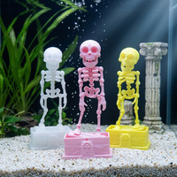 YUCHEN, marque la plus vendue, jouet squelette dansant imprimé en 3D sur mesure avec tube à oxygène, figurine créative pour aquarium, modèle 784-s