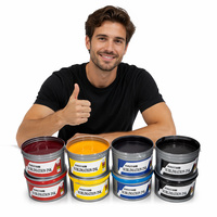 Impression offset à base d'huile CMYK pour transfert thermique par sublimation sur tissu textile, certifiée ISO9001 et REACH