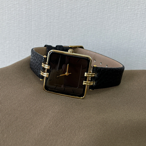นาฬิกา CILOA รุ่น Black Square สำหรับผู้หญิง ปรับแต่งได้ แฟชั่นย้อนยุค คุณภาพสูง สวยงาม กันน้ำ นาฬิกาควอตซ์สำหรับใส่ทำงาน - Product Image 5