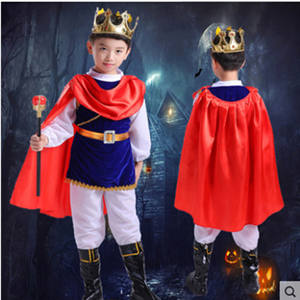 Ensemble de costume de <span class=keywords><strong>petit</strong></span> <span class=keywords><strong>prince</strong></span>, cape de roi, tenue de fête, cadeau d'anniversaire, vêtements de cosplay avec accessoires pour garçons - Product Image 5