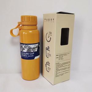 New Design 500ML 750ML 1000ML Double Wall Thermal <b>Flask</b> Travel Tumbler Stainless Steel Insulated Sport Water <b>Bottle</b> with Handle - Product Image 3