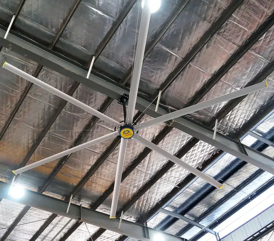 24 ft endüstriyel dev tavan vantilatörü üretici HVLS fanlar