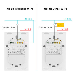 Interruptor Inteligente WiFi+BLE LangYeao, Interruptor de Luz con Sensor Infrarrojo Sin Contacto, Funciona con Alexa/Google Home/Aplicación Tuya - Product Image 6