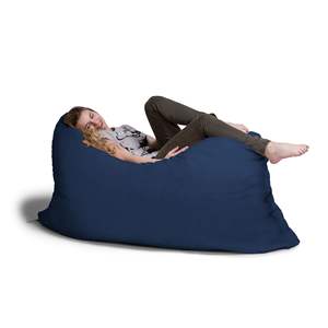 DB Jaxx <b>Navy</b> 5.5 ft Pillow Saxx <b>Bean</b> <b>Bag</b> Sofa Comfortable <b>Bean</b> <b>Bag</b> Couch - Product Image 2
