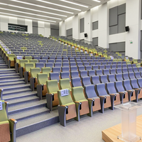 Tables et chaises modernes pour auditorium et salle de conférence, sièges pliants pour cinéma avec canapés, chaise d'auditorium