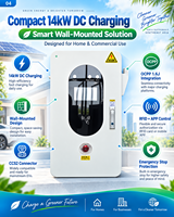 14kW CCS2 Wallbox charge rapide courant continu voiture électrique solaire stockage batterie onduleur APP réseau instable