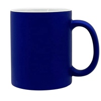 Tasse Magique en Céramique Personnalisable de 11 oz avec Couvercle et Ceinture Changeant de Couleur pour Café, Mug Vierge à Sublimation pour Impression par Transfert Thermique, Cadeau