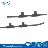 Connecteurs d'équipement intelligent pour l'aquaculture et l'élevage porcin HE SHENG JIA XING, câbles de type T étanches IP67 à 2, 3 et 4 broches