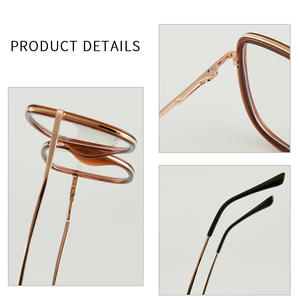 กรอบแว่นตา TR87151 ทรงสี่เหลี่ยม ป้องกันแสงสีฟ้า เลนส์เต็มกรอบ วัสดุ TR90 ดีไซน์สี่เหลี่ยม สำหรับทั้งชายและหญิง - Product Image 2
