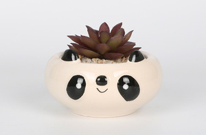Grand <span class=keywords><strong>Pot</strong></span> <span class=keywords><strong>de</strong></span> plante en argile <span class=keywords><strong>de</strong></span> <span class=keywords><strong>fleur</strong></span> d'orchidée nordique Vintage Compostable en forme d'animal pour <span class=keywords><strong>fleur</strong></span> - Product Image 3