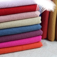 Tissu de coton de lin de crêpe lavé organique de haute qualité pour rideau d'habillement de robe de chemise décontractée