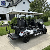 Voiturette de golf électrique CAMP durable 6 places, couleur personnalisée, prix usine, à vendre
