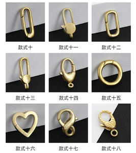 Laiton or bijoux bijoux paramètres résultats et composants en gros trouver mes fermoirs ornement crochet Type bijoux fermoir - Product Image 6