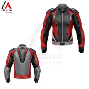 Chaqueta de Carreras Unisex Negra y Roja de Manga Larga, Diseño Futurista, Cuello Alto, Transpirable, Ligera e Impermeable para Motocicleta - Product Image 4