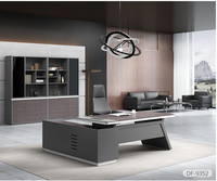 Guangdong Factory MDF Executive Boss Desk 9351 Nouveau Design Bureau et Mobilier de maison Convertible Style traditionnel