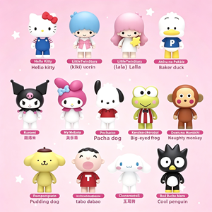 <span class=keywords><strong>Yubi</strong></span> Family Bambino Collaboration Series: Statuetta Giocattolo Fatta a Mano, Edizione Regalo, PVC Blind Box - Product Image 5