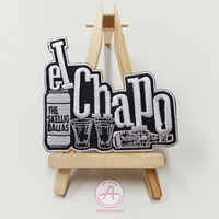 Patch personnalisé patch tissé 3D Merrow Bordure fer sur bras patchs de broderie