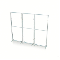 Stand d'exposition modulaire LED sans outil en aluminium de 62 mm pour salon professionnel, événementiel et portable