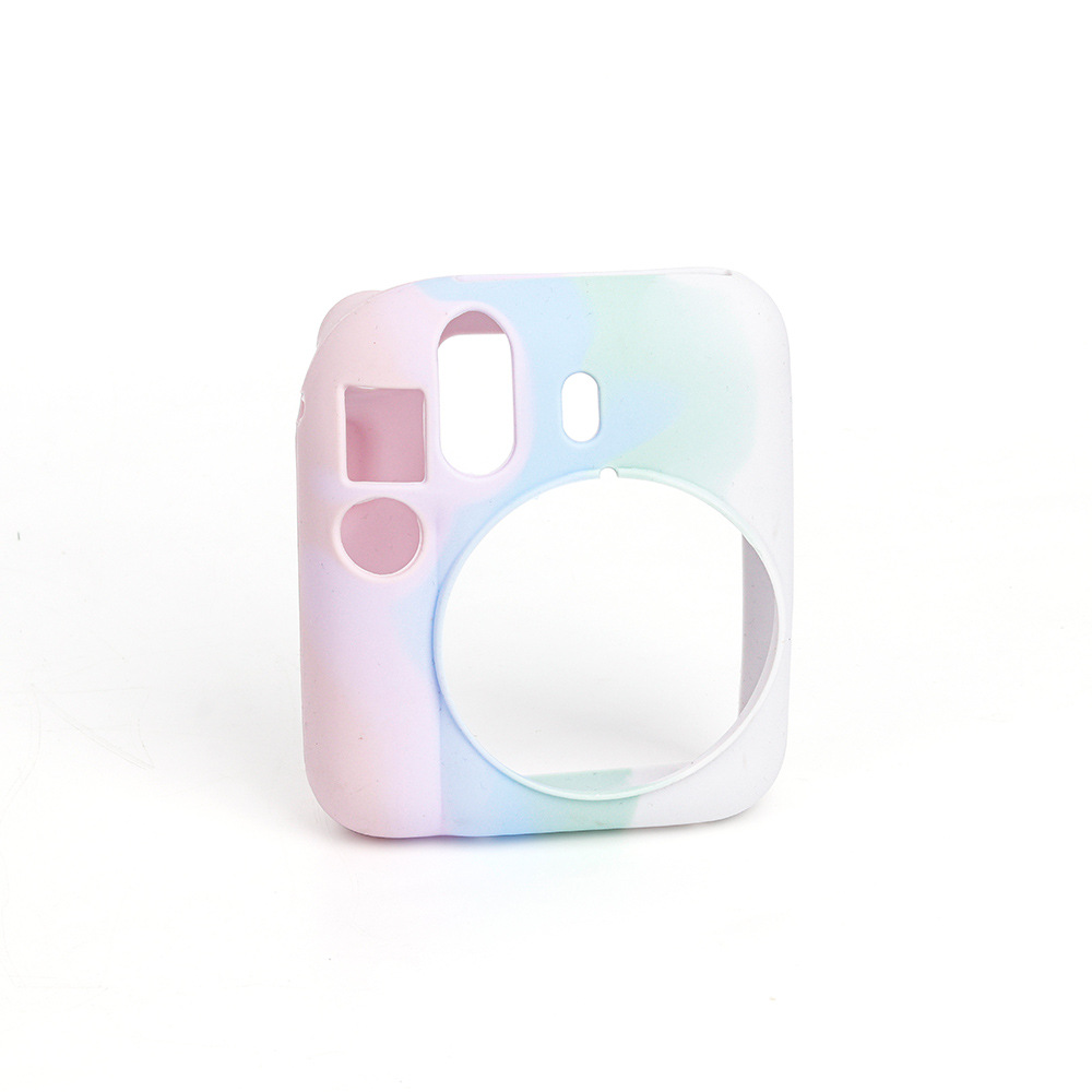 Rose clair violet bleu vert blanc