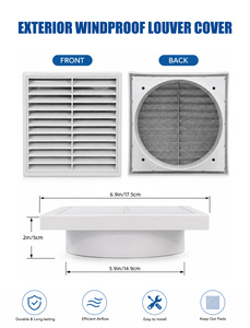 <span class=keywords><strong>Grille</strong></span> d'<span class=keywords><strong>aération</strong></span> carrée en métal pour grenier avec moustiquaire, pour <span class=keywords><strong>porte</strong></span> extérieure, maison, grenier, garage, plafond - Product Image 3
