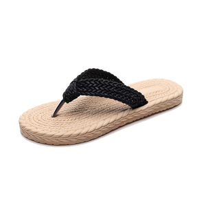 Chenxiaomo <span class=keywords><strong>Infradito</strong></span> Estive Stile Coreano da Spiaggia <span class=keywords><strong>con</strong></span> Punta Aperta, in <span class=keywords><strong>Paglia</strong></span> Sintetica Intrecciata, Traspiranti e Leggere per Ragazze - Product Image 5