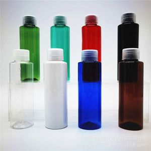 Autonomy 120ml <b>Flat</b> Shoulder <b>Screw</b> Cap Lotion Bottle With Inner Stopper Refillable Cosmetic Packaging - Product Image 4