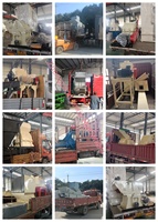 Broyeur de bois motorisé multifonctionnel 380V 2T/H pour branches, paille, écorces, coques de noix de coco et déchets agricoles
