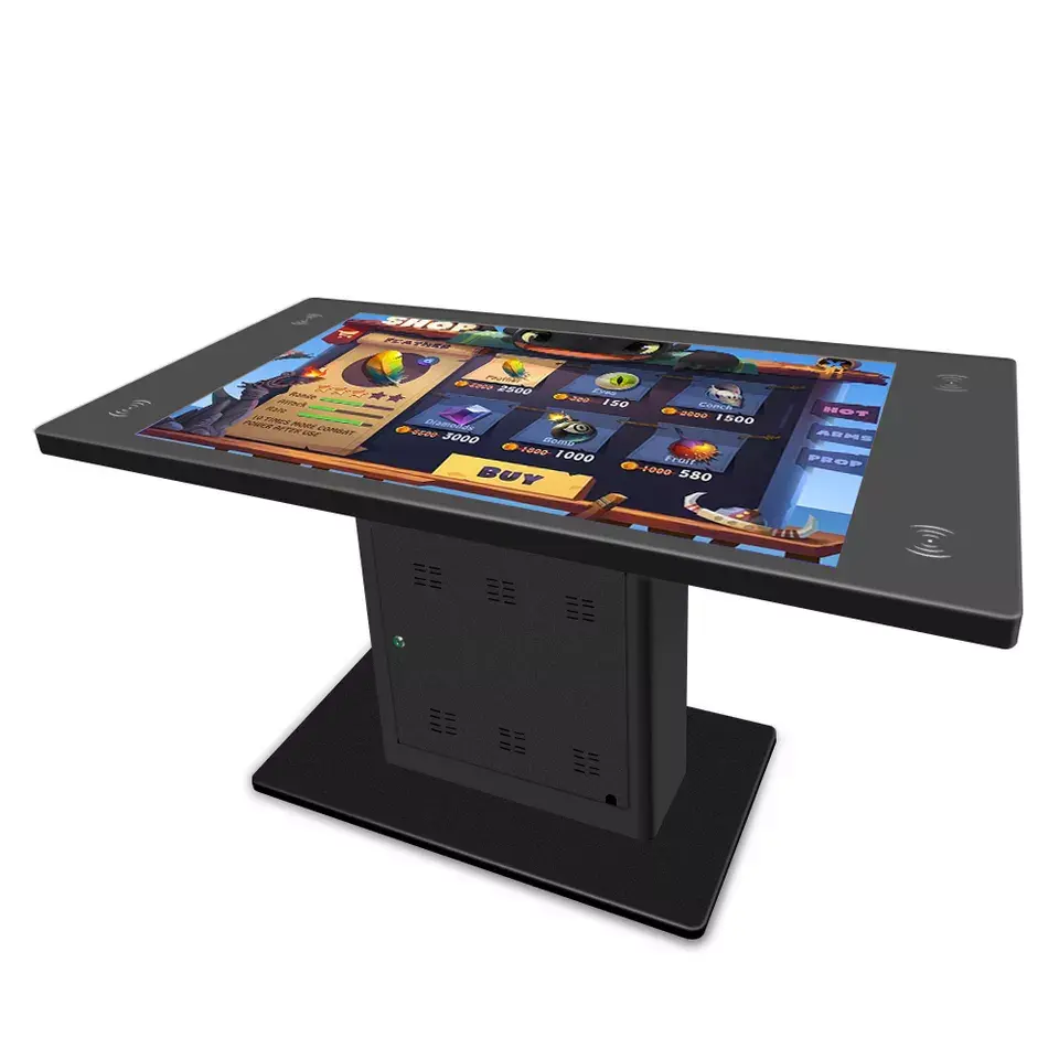 factory price 32 43 55 65 inches Android Windows 4k waterproof game restaurant coffee shop multi interactive touch screen table
