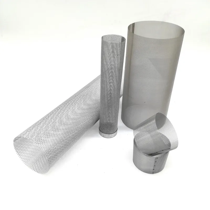 Customized Woven Wire Mesh Tube Wire Mesh Cylindrical Filters Mesh Filter Pipe